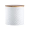 Typhoon Embossed White Bread Bin, 25 cm