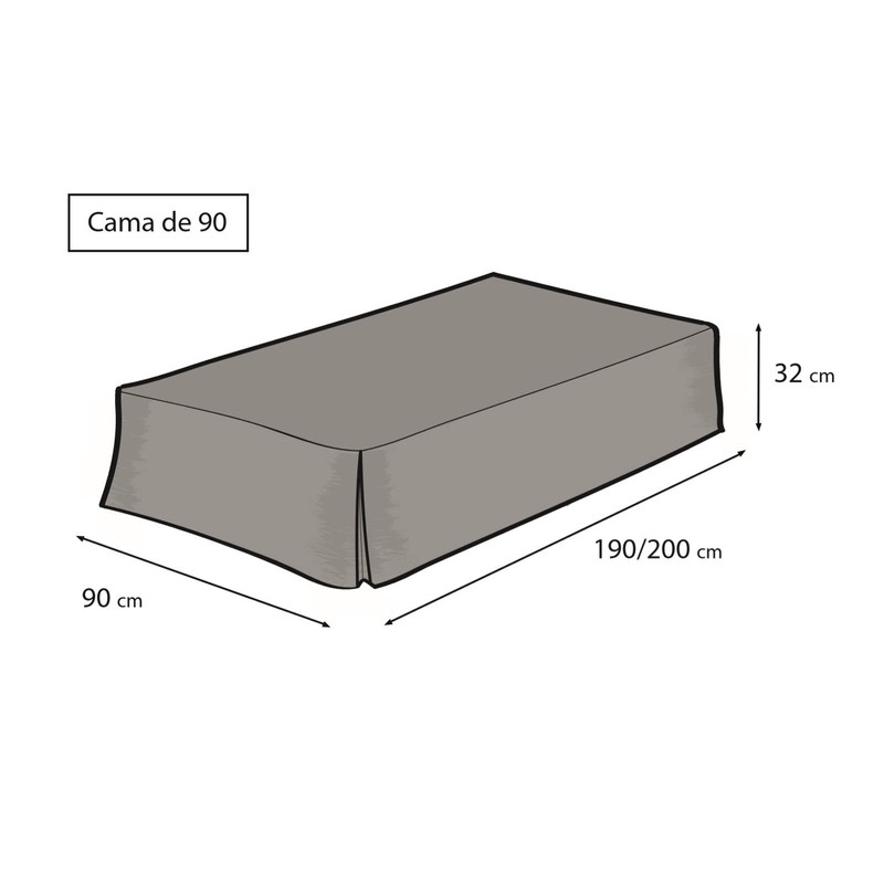 EasyCosy - Fitted Sheet for Deep Mattresses (32 cm) Athenea