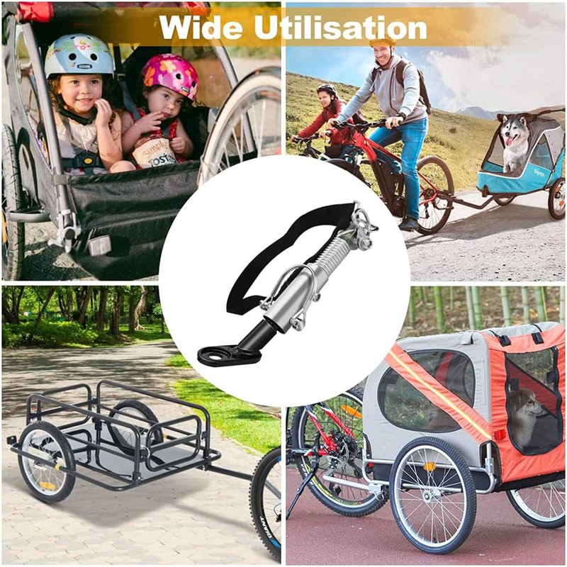 Bicycle Trailer Coupling Adapter, ZTMAKYLH Universal Bicycle Towing Hitch with