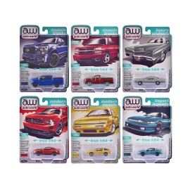 DCD Auto World Premium 2025 1/64 Scale Diecast Model Cars Set B of 6 Pieces World Premiere Release by Auto World