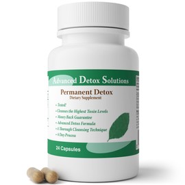 Permanent Detox by Advanced Detox Solutions - 6-Day Cleanse - Remove Unwanted Toxins - Milk Thistle - Tested Results - GMP Certified - Great for Liver and Overall Health