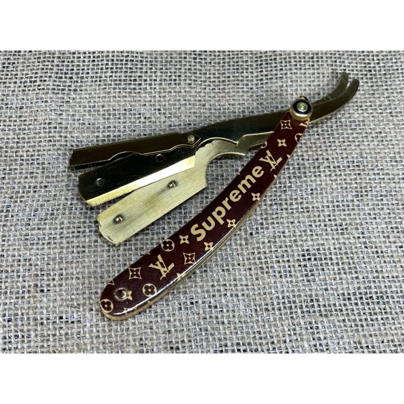 Unbranded Stylish Barber Hair Shaving Razor Straight Edge Fold Knife