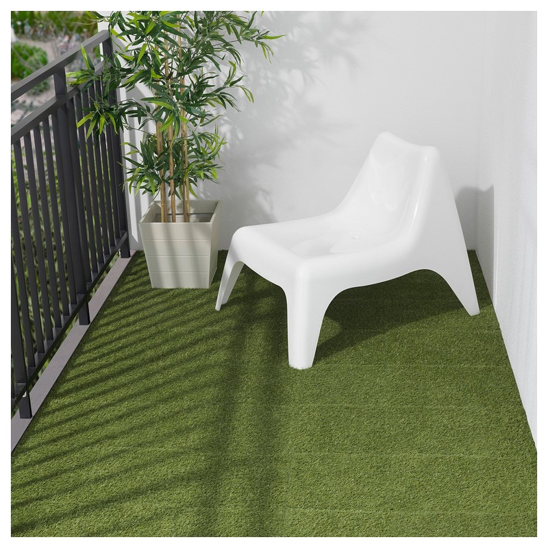 Ikea Outdoor Deck and Patio Interlocking Flooring Tiles (Artificial Grass)