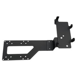 DCCStands Verifone P200/P400 PIN Pad Universal VESA Lift Mounting Bracket for 15" - 17" Monitor, Short S-Bracket, Screw-in Installation, Black