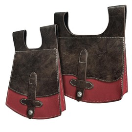 HiiFeuer 3PCs Medieval Faux Leather Belt with Vintage Handmade Belt Bag and Retro Knight Waist Bag, Renaissance Belt Pouch Set (Brown C)