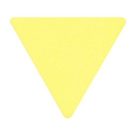 Exotic Plectrums Delrin Yellow Guitar Or Bass Pick - 0.73 mm Medium Gauge - Premium Made In USA - 355 Large Triangle Shape - 1 Pack, Delrin-USA-Yellow-.73mm-355-LgTrian-1Pk