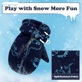 Sarfel Toddler Mittens Toddler Gloves Ages 2-4 Toddler Snow Gloves Mittens Toddler Winter Gloves Toddler Waterproof Gloves