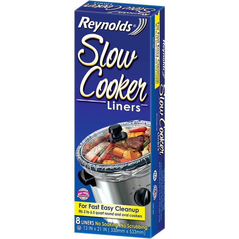 Reynolds Kitchens Slow Cooker Liners, Regular (Fits 3-8 Quarts), 8