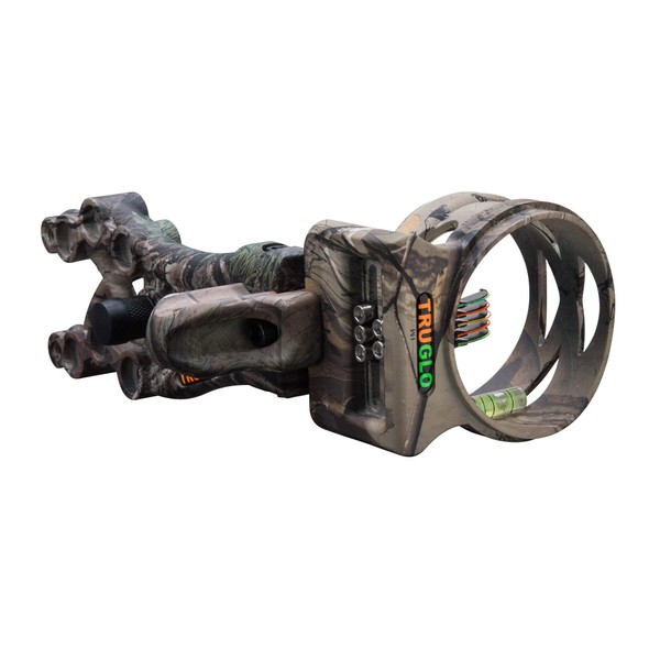 TRUGLO Carbon XS Xtreme Ultra-Lightweight Carbon-Composite Bow Sight, Realtree Xtra Camo