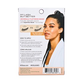 KISS My Lash But Better False Eyelashes - So Real - 4 Pairs
