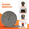 Stove Gasket Tape, Self Adhesive Flat Gasket for Woodstoves and