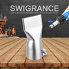 SWIGRANCE Hot Air Welding Nozzle 40mm Mouth Width, Stainless Steel