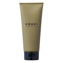 KHAKI Men's Face Wash, 3.5 oz (100 g), Pores, Exfoliating Skin, Rough Skin, Acne, Oily Skin, Dry Skin, Sebum Stains, Moisturizing Ingredients, AHA Peeling, Natural Essential Oil Scent, Face Cleansing Foam, Men's Skin Care, Moisture Face Wash