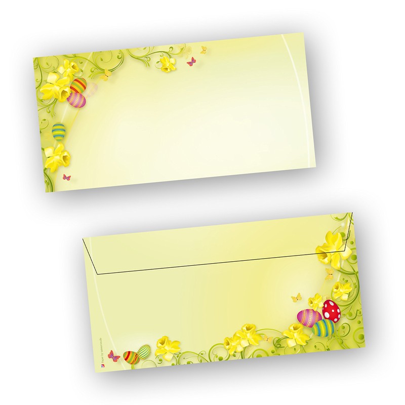 Easter Writing Paper Set Double Sided 25 Sets Without Window)