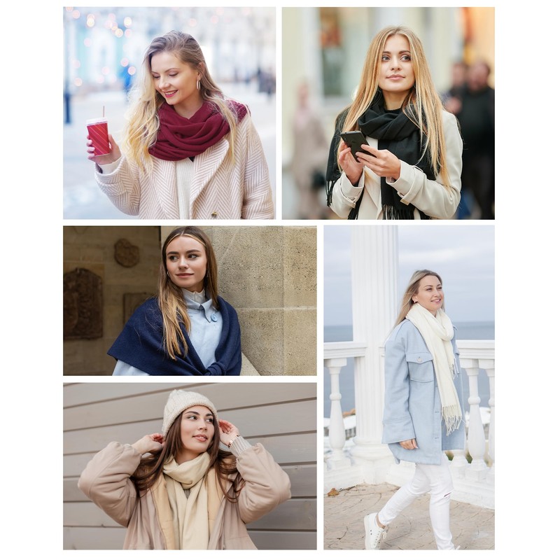 Premillow Scarfs for Women, Women's Scarves & Wraps, Classic Pashmina