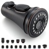 Kitchen Faucet Replacement Spray Head - with 15 Adapters, Pull