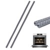 Extra Long 22 inch Silicone Oven Rack Shields Guards Oven