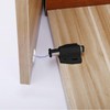 GAOHAN 6Pcs Push to Open Door Catch Black Single Magnetic