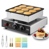 VEVOR Dutch Pancake Maker, 9PCS 76mm Diameter Dorayaki Baker Machine,