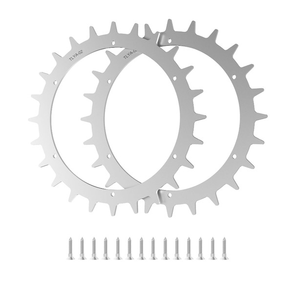 RIVERSHINE Galvanised Steel Spikes, Compatible with Models Yardforce 400Ri 280R,