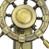Pirate Decor Alloy Retro Style Glossy Durable Nautical Rudder Ornaments