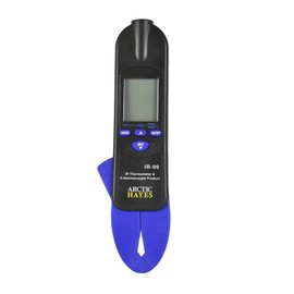 Arctic Hayes 998724 3 in 1 Thermometer, Infrared, Probe or Clamp, Less than 1 Second Response Time, Max/Min Record Data Hold, Automatic Power Off, Blue