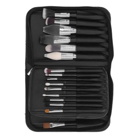 Juego de Brochas de Maquillaje de Pelo de Cabra de Primera Calidad, 29 Piezas,de Madera, Kit de Brochas Cosméticas Profesionales con Bolsa de...      