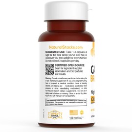 Natural Stacks GABA Brain Food, 60 Capsules, 60 Vegetable Capsules