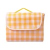 Orange Checkered Picnic Mat 150x200cm 2ea