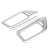 2pcs ABS Chrome Style Columnar Interior Air Vent Outlet Cover