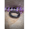 Genuine Magnetic Hematite Rings, 3 Rings in Each Order, Black