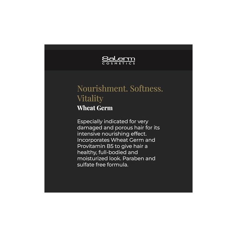 Salerm Wheat Germ Conditioning Treatment (Mascarilla Capilar) 6.74 oz by
