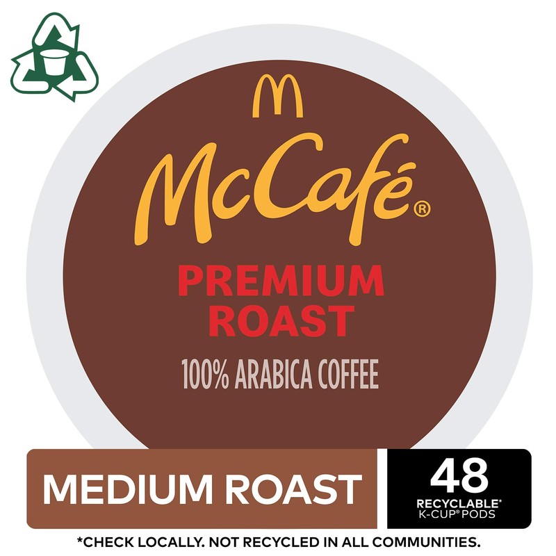 McCafé Premium Roast, Keurig Single Serve K-Cup Pods, Medium Roast