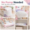 No Pump Vacuum Storage Bags, 3D Vacuum Storage Bags without