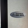 Signs ByLITA Oval Electrical Panel Inside Sign (Lt Gray) -