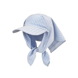 Aelfric Eden Stripe Rhinestone Baseball Cap Women Head Scarf Bandana Y2k Adjustable Sun Hat Vintage Skull Cap