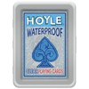 HOYLE'S WATER PROOF DURABLE CLEAR & BLUE PLASTIC PLAYING CARDS,