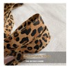 Women Canvas Tote Bag, Leopard Print Handbags Zipper Casual Shoulder