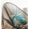 The Beach Stop Decorative Colourful Tropical Blue Kingfisher Bird Scatter