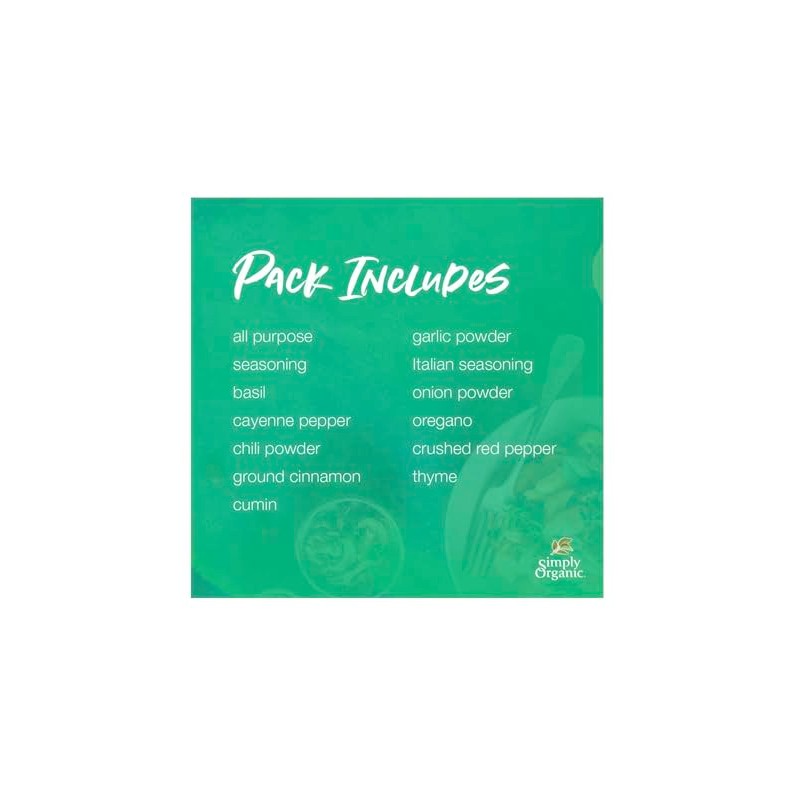 Generic Simply Organic Starter Spice Gift Set, 0.33 Ounce (Pack