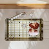 Gold Large 26" x 14" Kitchen Sink Grid,Sink Protector for