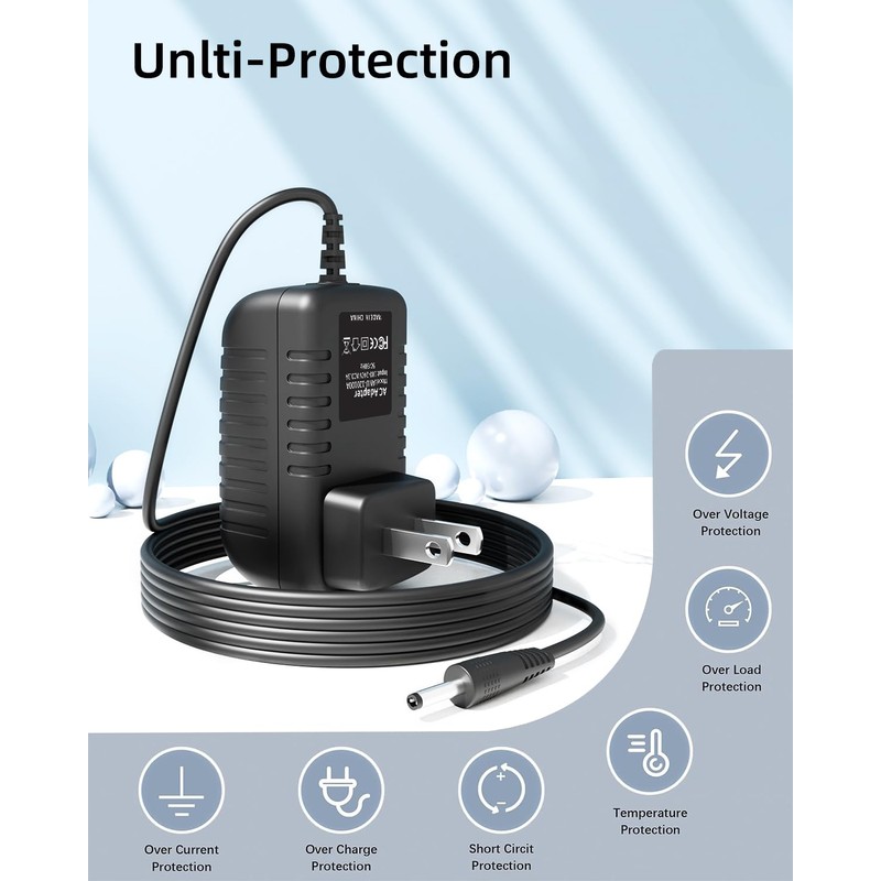 K-MAINS AC Adapter Charger Compatible with Geyguy GTSK10-1 DSP Bluetooth