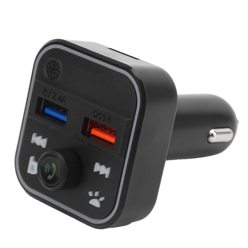12-24V Bluetooth Car FM Transmitter MP3 Player QC3.0 Fast Charging