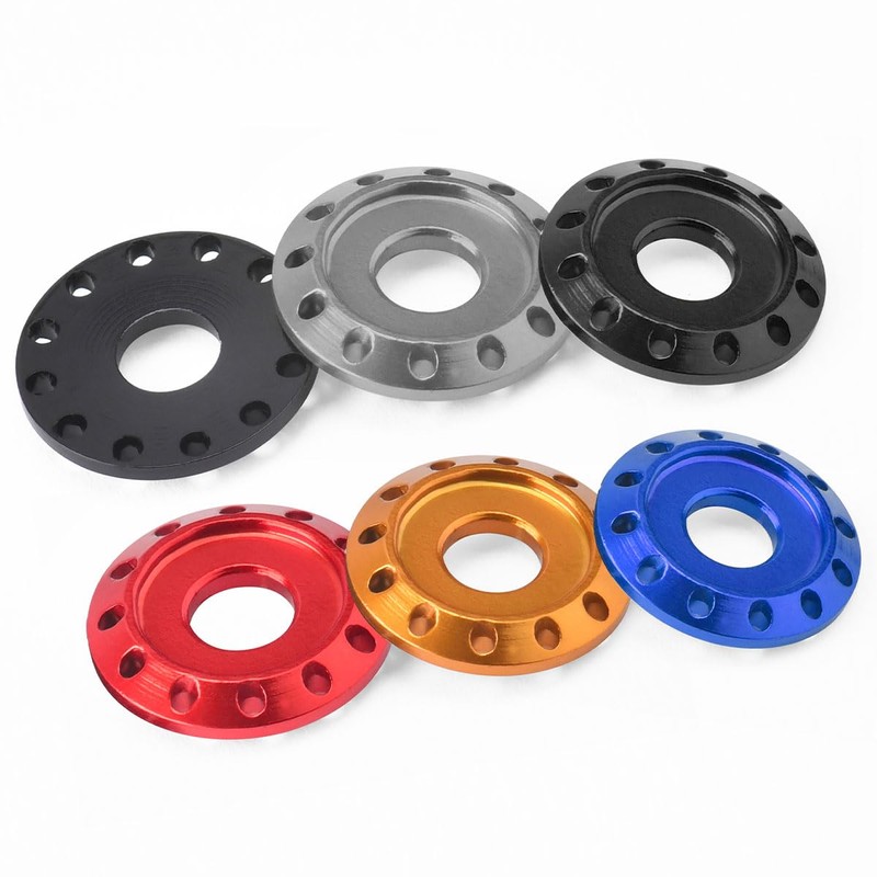 ディーアールシー(DRC) アルミスペーサー Type02 M6/外径18mm 4個入り チタンカラー ダートフリーク DIRTFREAK F7854(旧品番:D58-57-241)