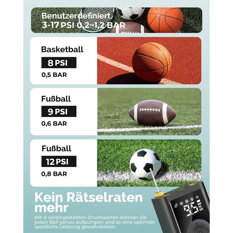 ETENWOLF P300 Electric Ball Pump