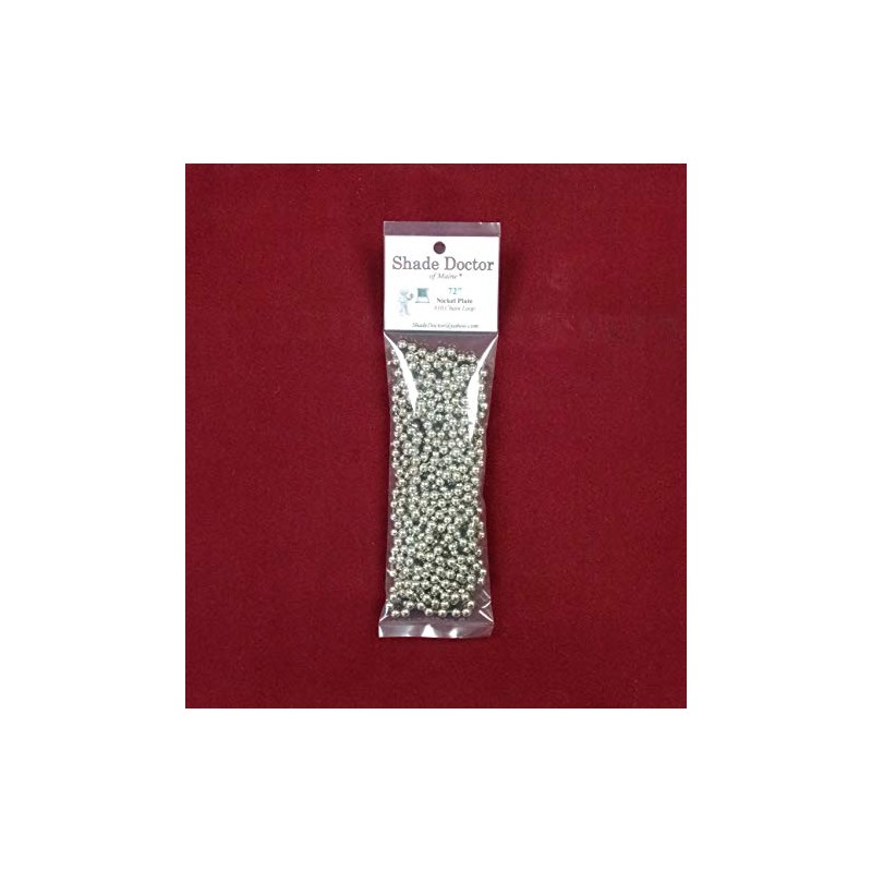 #10 Nickel Plate Continuous Loop Metal Bead Chain for Clutch
