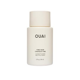 OUAI Fine Hair Conditioner Travel Size - Volumizing Conditioner for Fine Hair with Keratin, Biotin & Chia Seed Oil - Adds Softness, Bounce & Volume - Free from Parabens, Sulfates & Phthalates (3 Oz)