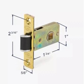 LARSON STORM DOOR  LATCH  AGED BRONZE  MORTISE LOCK HANDLE