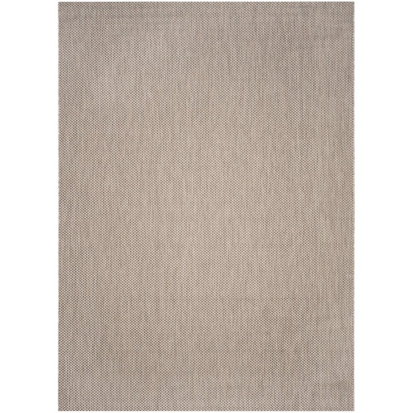 SAFAVIEH Courtyard Collection Area Rug - 8' x 11', Beige & Brown, Non-Shedding & Easy Care, Indoor/Outdoor & Washable-Ideal for Patio, Backyard, Mudroom (CY8521-36312)