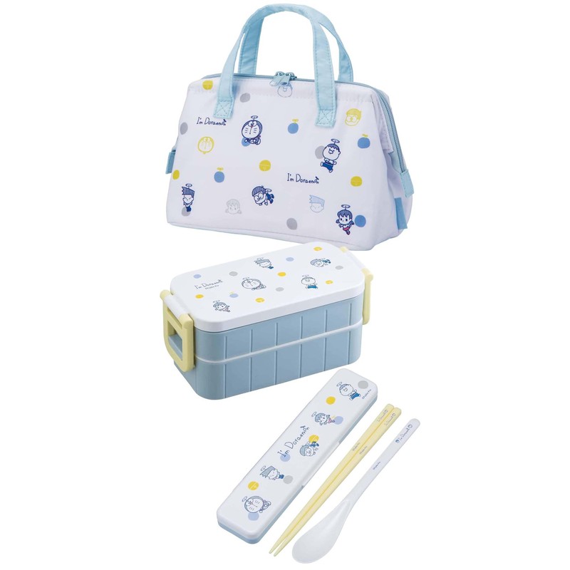 Skater KGA1-A Insulated Lunch Bag, Gusset, Doraemon